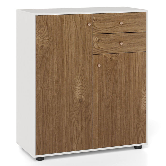 Buffetschrank mit verstellbaren Einlegeböden und Schubladen