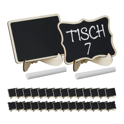 Buffet signs set of 30 pcs