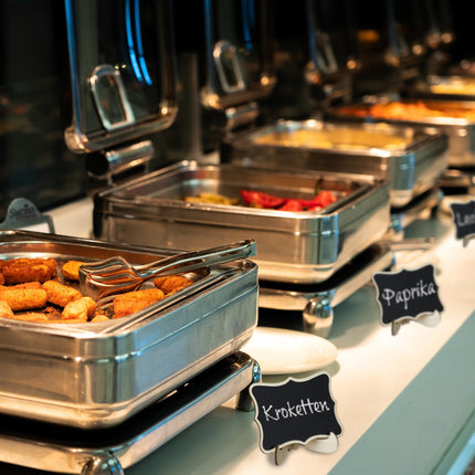 Buffet signs set of 30 pcs