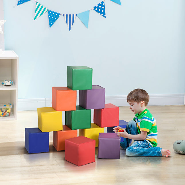Bausteine aus Schaumstoff, weich und sicher für Kleinkinder von 1-3 Jahren