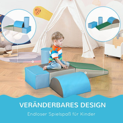 Bausteine aus Schaumstoff, weich und sicher für Kleinkinder von 1-3 Jahren