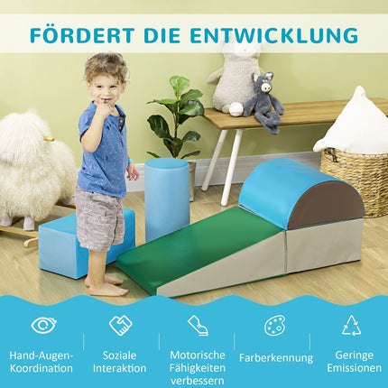 Bausteine aus Schaumstoff, weich und sicher für Kleinkinder von 1-3 Jahren
