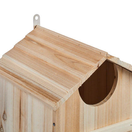 Building kit for nest box for owl