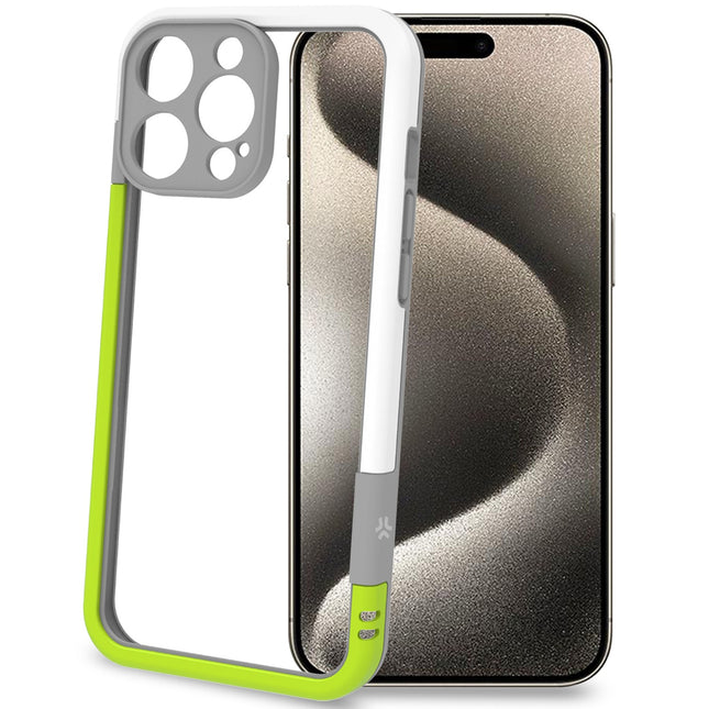 Bumper iPhone 16 Pro Max Weiß/Limettengrün