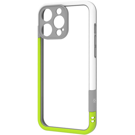 Bumper iPhone 16 Pro Max bílá/limetkově zelená
