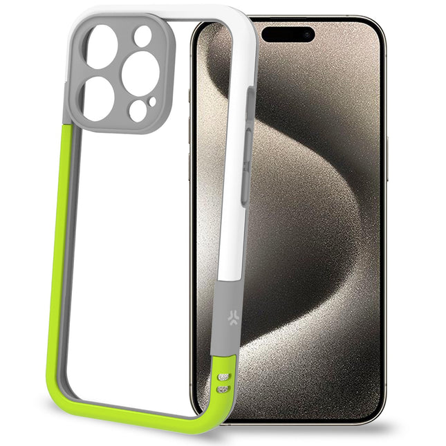 Bumper iPhone 16 Pro Weiß/Limettengrün