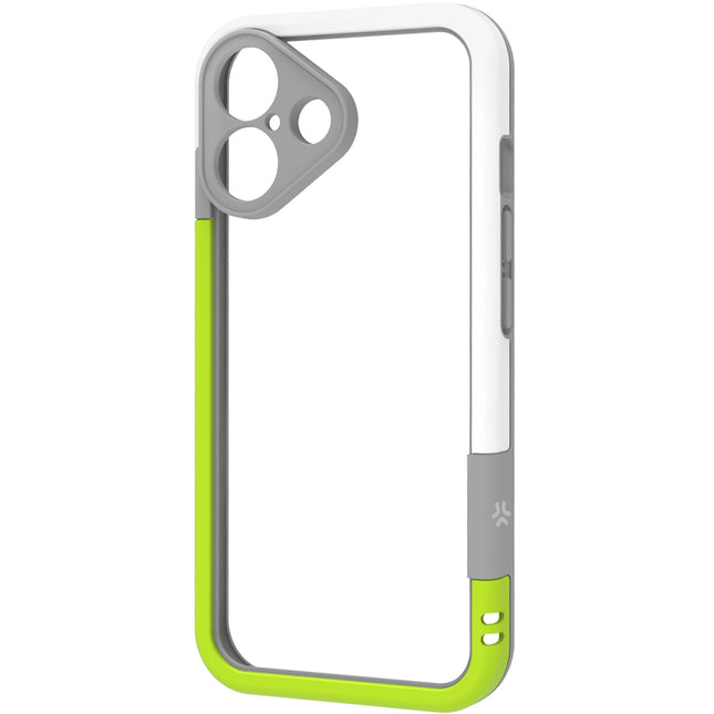 Bumper iPhone 16 Weiß/Limettengrün