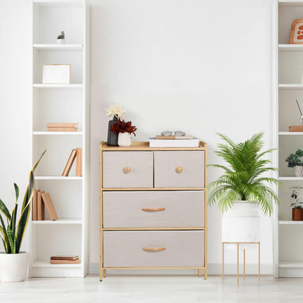 Bureau in bamboo 4 drawers