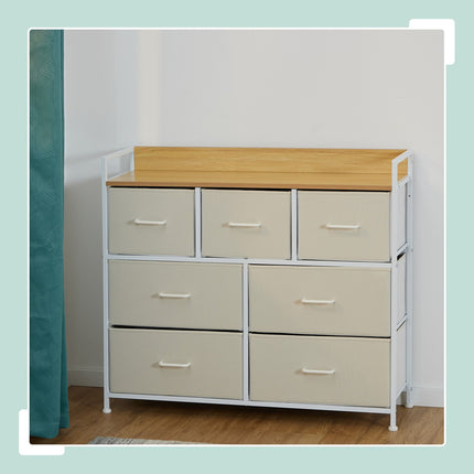 Bureau with 7 compartments