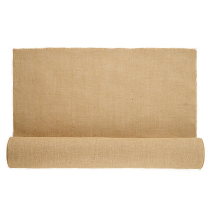Burlap Fabric Roll, 40 In x 75 Ft, High-Density Jute