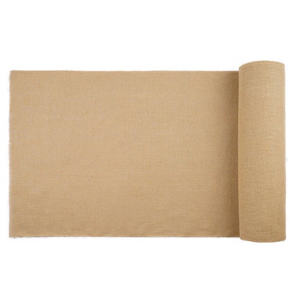 Burlap Fabric Roll, 40 In x 75 Ft, High-Density Jute