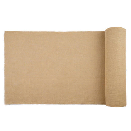 Burlap Fabric Roll, 40 in x 300 ft, 250 g/m², Natural