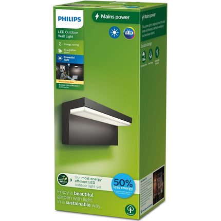 Bustan nástěnné svítidlo Ultra Efficient LED 3.8W 800lm antracit