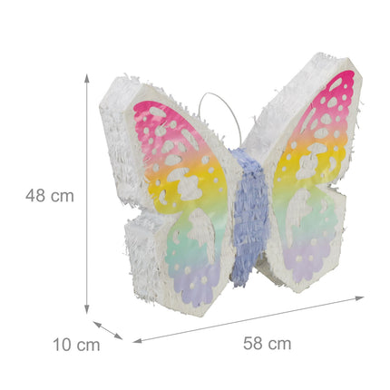 Butterfly Piñata Set with Bat & Mask for Parties