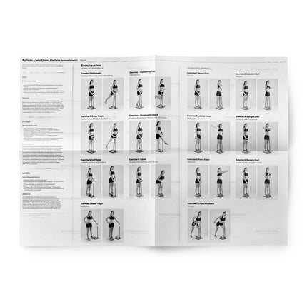 Fitnessplattform für Po und Beine mit Übungsanleitung InnovaGoods