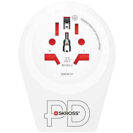 C20PD cestovní adaptér Evropa USB-C PD 20W