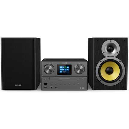 CD Radio Bluetooth USB Sound System, 100W, Black
