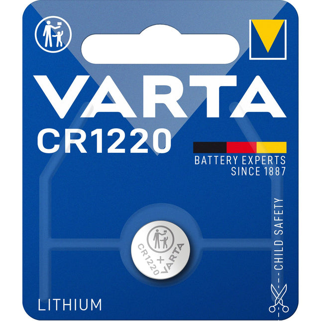 CR1220 3V Lithium Knopfzellenbatterie 1er-Pack