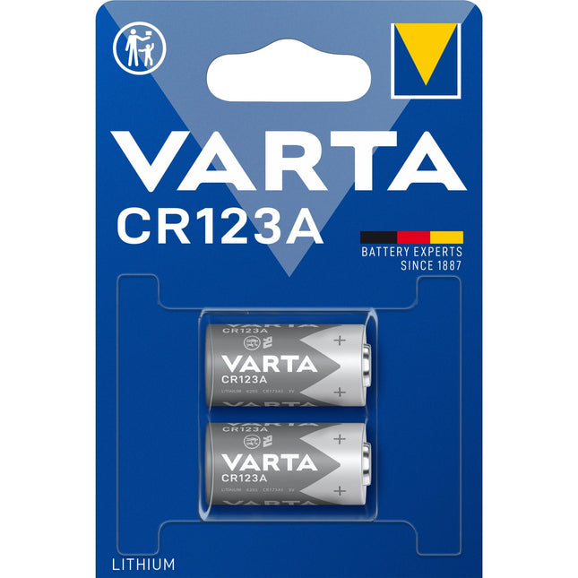 CR123A 3V Lithiumbatterie 2er-Pack