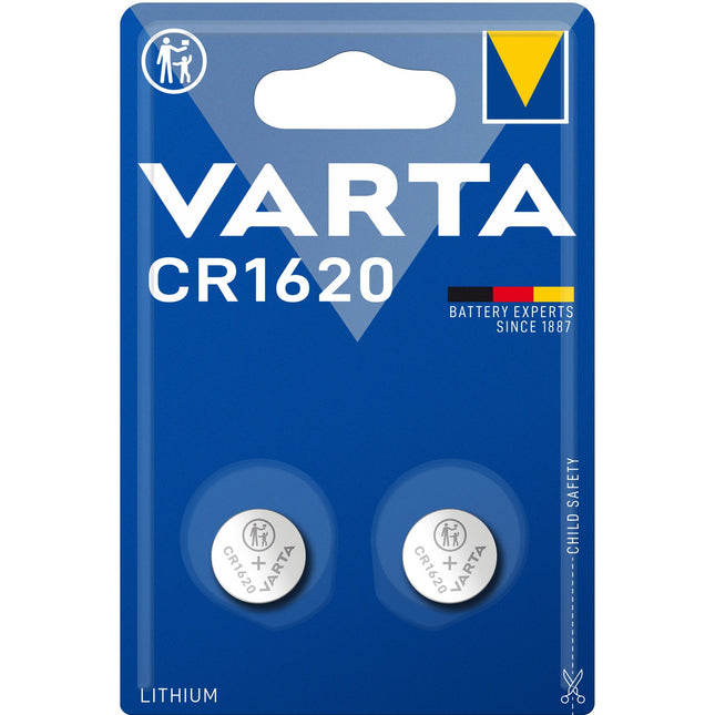 CR1620 3V Lithium Knopfzellenbatterie 2er-Pack