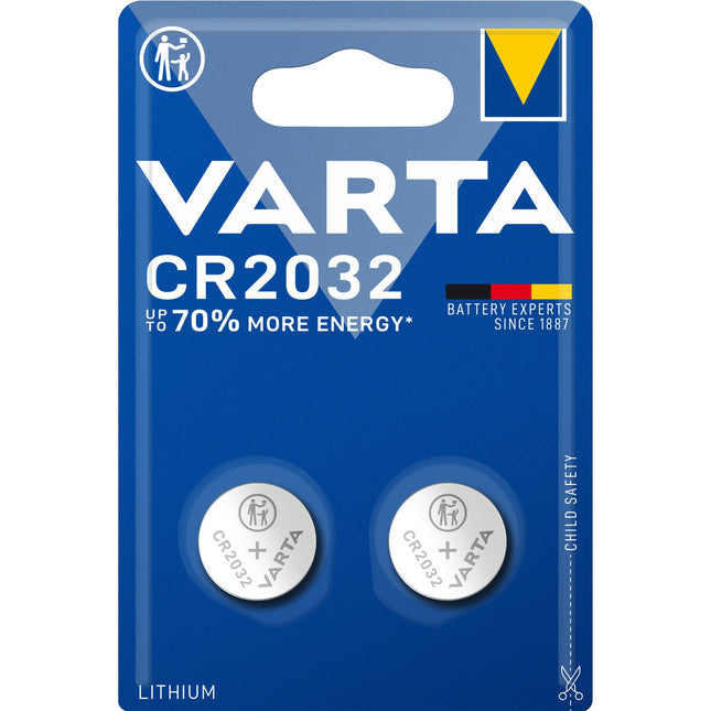 CR2032 3V Lithium Knopfzellenbatterie 2er-Pack