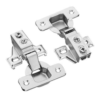 Cabinet Door Hinges, 60-Pack Partial Overlay Soft-Close, 100, Screws