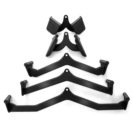 Cable Machine Attachments Set – 5-Piece, Metal, Ergonomic