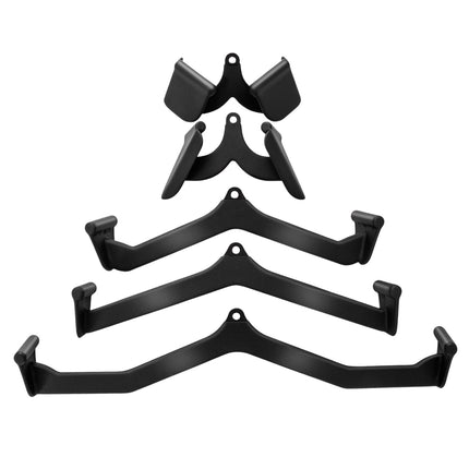 Cable Machine Attachments Set – 5-Piece, Metal, Ergonomic