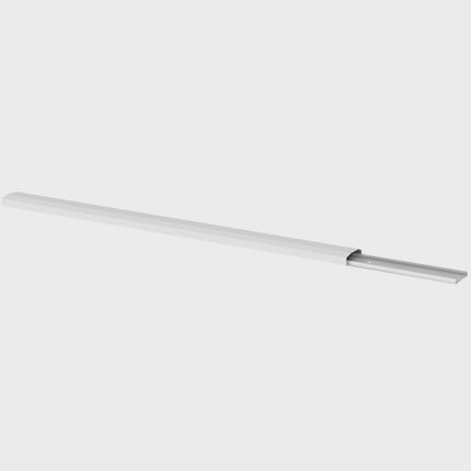 Kabelkanal, 75x6x2 cm, Weiß PVC
