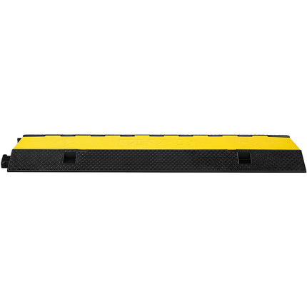 Cable Protector Ramp, 3-Channel Rubber, 22,000 lb