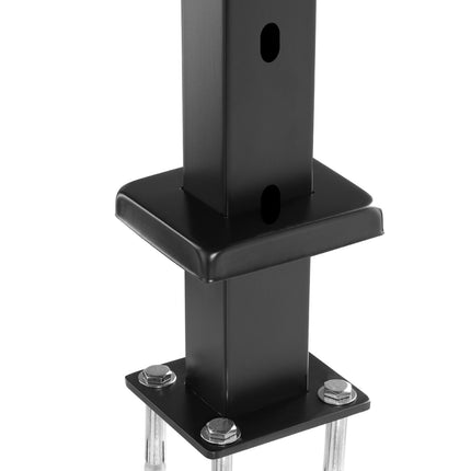 Cable Railing Post, 36 Inch, 30 Pre-Drilled, Black