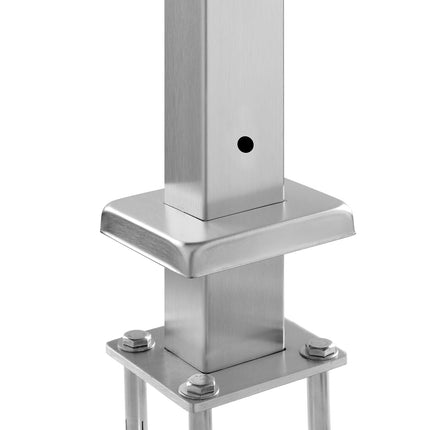 Cable Railing Post 36 Inch SUS304, 10 Horizontal Holes