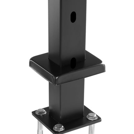 Cable Railing Post, 36 in, 30 Angled, 10 Holes