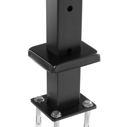 Cable Railing Post, 42-Inch Stainless Steel, Black, 1-Pack