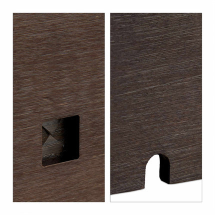 Cable box Bamboo Dark brown
