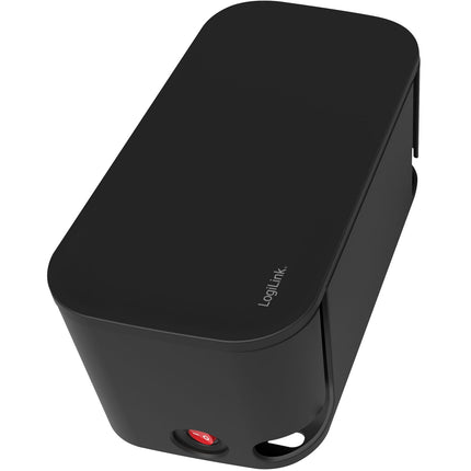 Kabelbox - Kabelversteck mit Abzweigdose + USB-A/USB-C Aufladen Schwarz