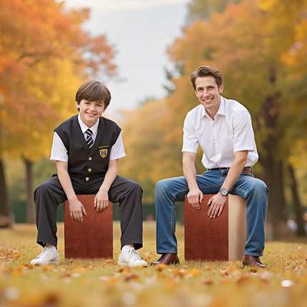 Cajon Box Drum With Snare Wires, Birch Wood, 12x17 in