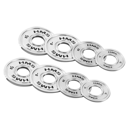 Kalibrierte Olympic-Stahlscheiben, 6 kg Set