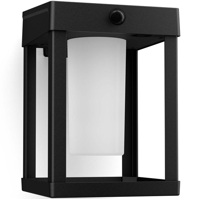 Camill Wandleuchte Solar Ultra Effiziente LED 25lm/250lm Schwarz