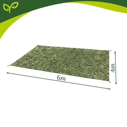 Maskovací síť 4x6m, voděodolná, 100 stahovacích pásek v balení