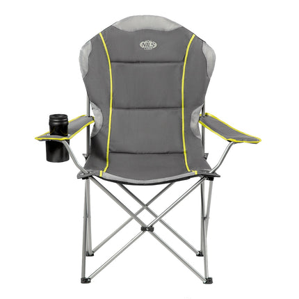 Campingstuhl, Grau-Limette, Faltbar, Leicht