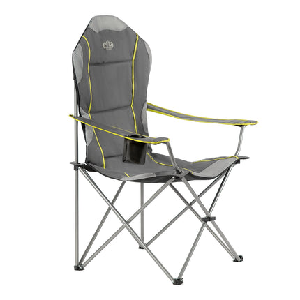Campingstuhl, Grau-Limette, Faltbar, Leicht