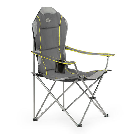 Campingstuhl, Grau-Limette, Faltbar, Leicht