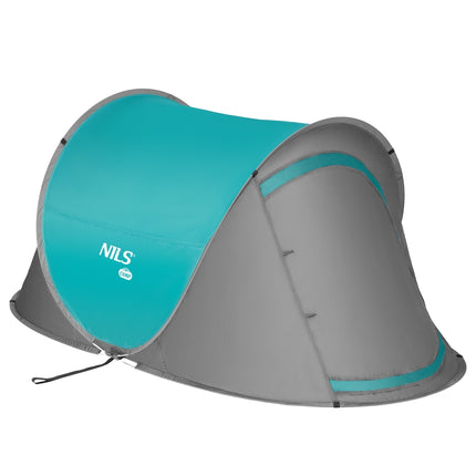 Camping-Pop-Up-Zelt, Türkis, einfacher Aufbau