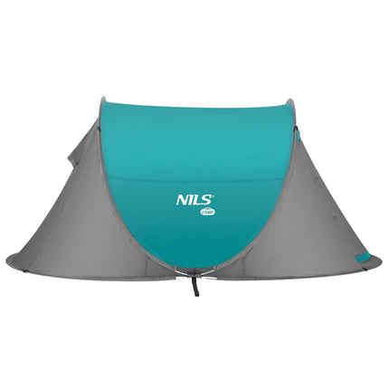 Camping-Pop-Up-Zelt, Türkis, einfacher Aufbau