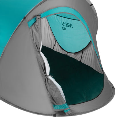 Camping-Pop-Up-Zelt, Türkis, einfacher Aufbau