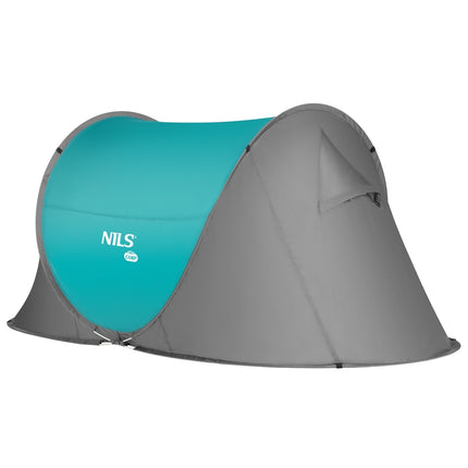 Camping-Pop-Up-Zelt, Türkis, einfacher Aufbau