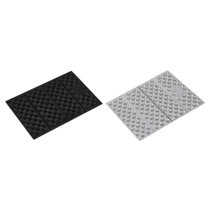 Camping Seating Mat, Aluminum Bolster, 40 cm, Black