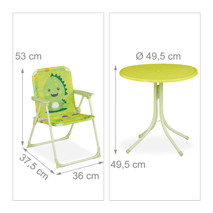 Camping Seating group for children with parasol