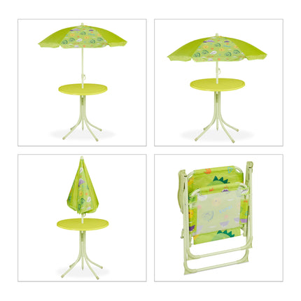 Camping Seating group for children with parasol